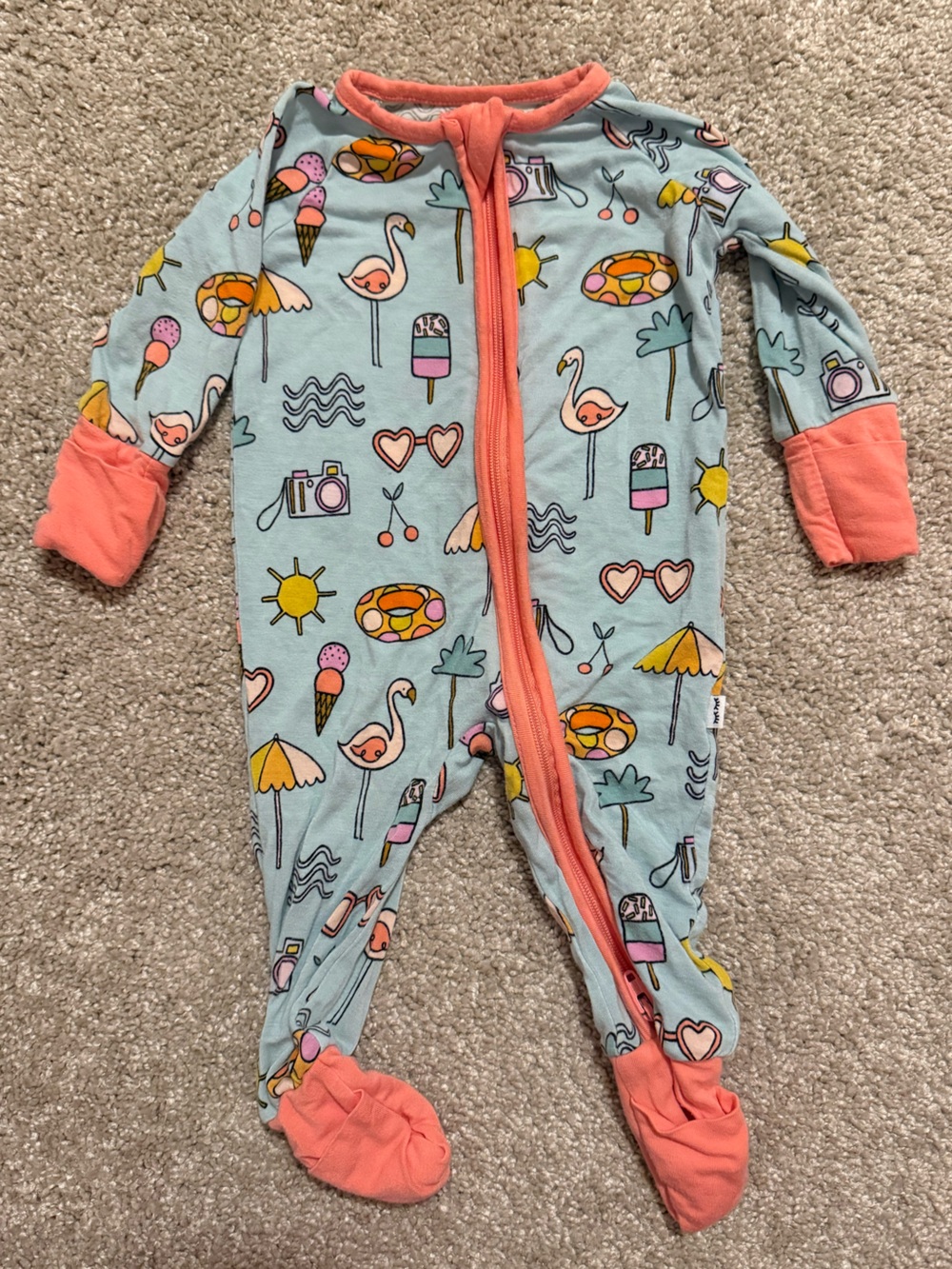 Little Sleepies Newborn Convertible Footie Pajama Sleeper